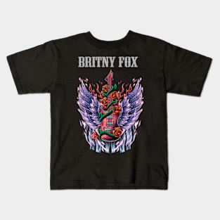 BRITNY FOX BAND Kids T-Shirt